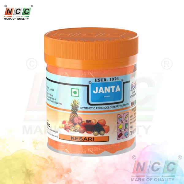 janta brand kesari food colour 100g powder