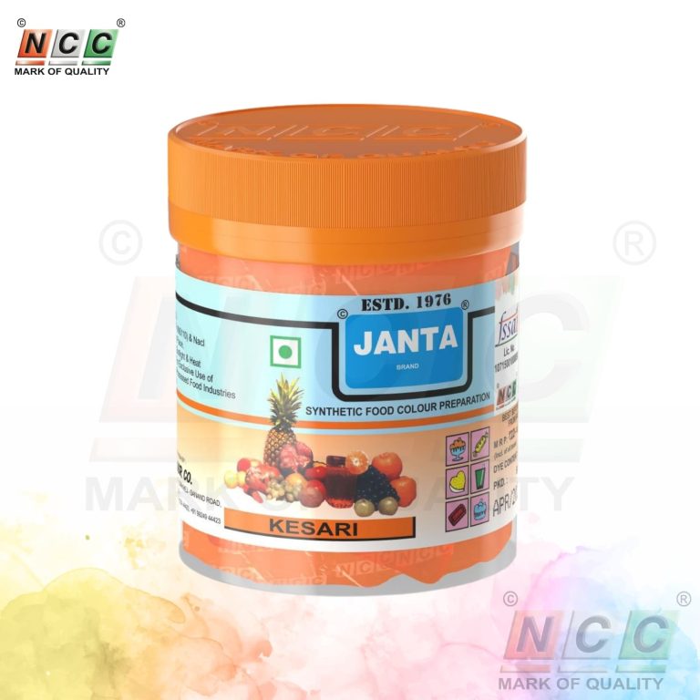janta brand kesari food colour 100g powder