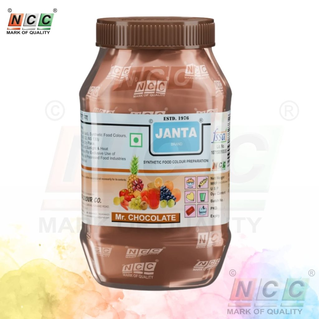 janta brand mr. chocolate food colour 500g powder