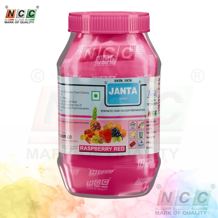 janta brand raspberry red food colour 500g powder