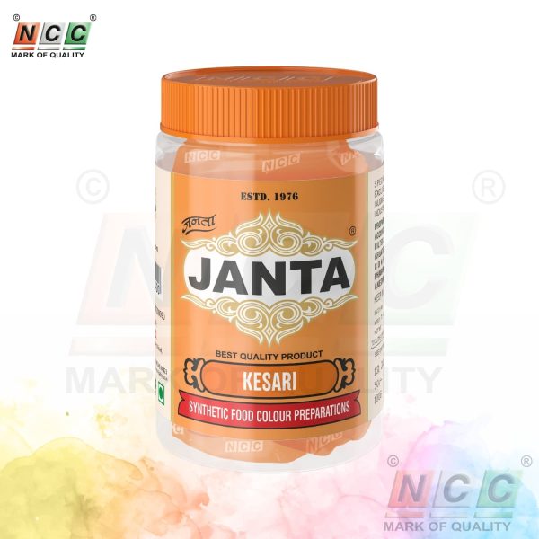 super janta brand kesari food colour 100g powder