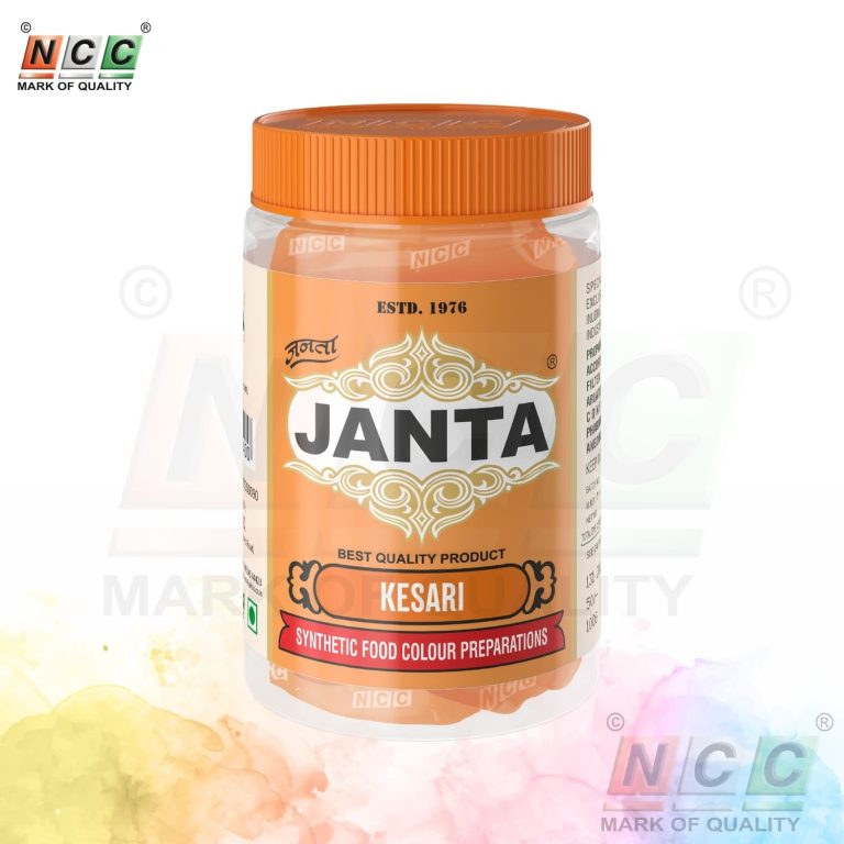 super janta brand kesari food colour 100g powder