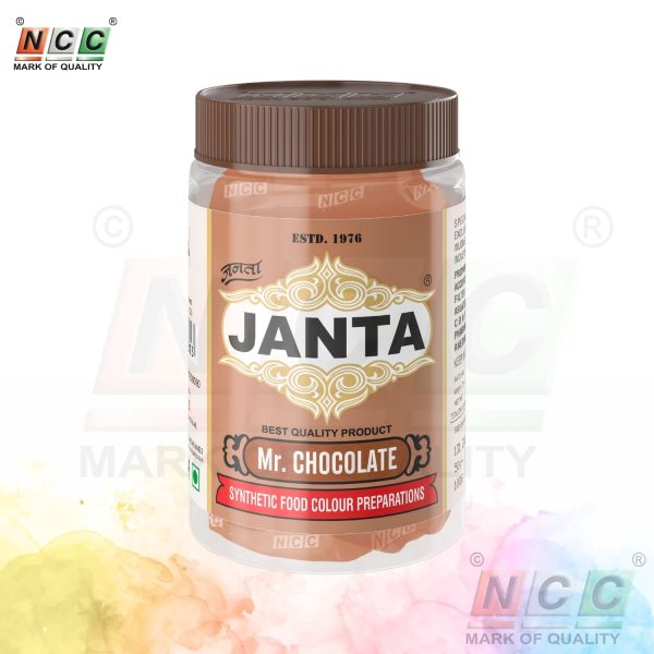 super janta brand mr. chocolate food colour 100g powder