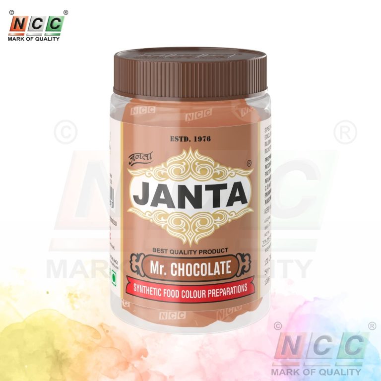 super janta brand mr. chocolate food colour 100g powder