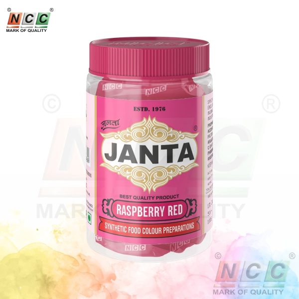 super janta brand raspberry red food colour 100g powder