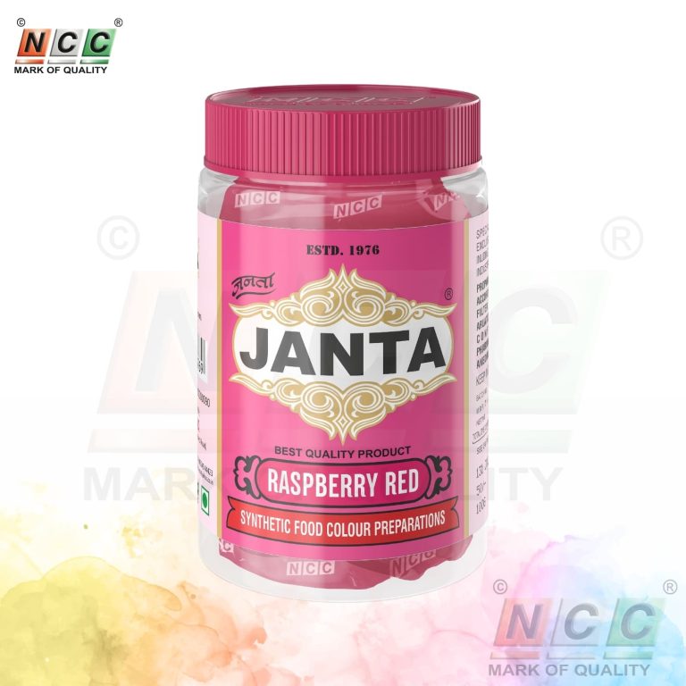super janta brand raspberry red food colour 100g powder