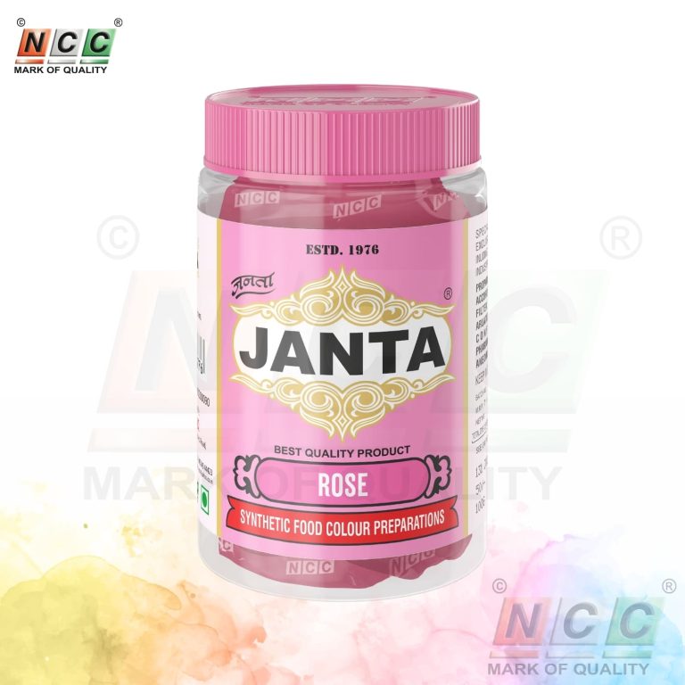super janta brand rose food colour 100g powder